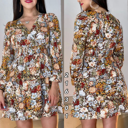 VESTIDO FLOREADO SD3755