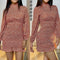 VESTIDO PUNTEADO SD3817