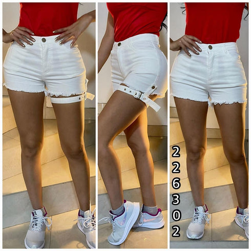 SHORT CON CINTO PS8869