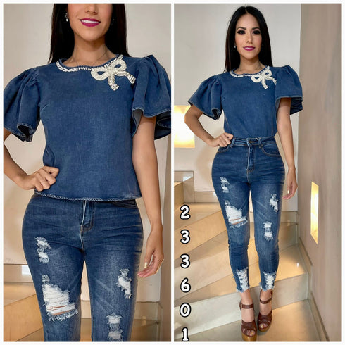 BLUSA DENIM LP8078