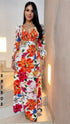 VESTIDO LARGO FLOREADO 30805D