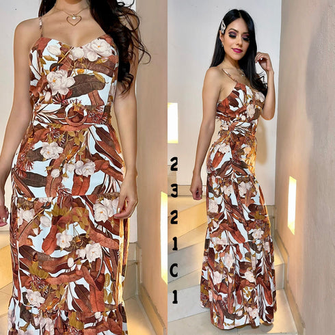 VESTIDO FLOREADO LARGO 58990D