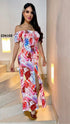 VESTIDO LARGO FLOREADO ML8899