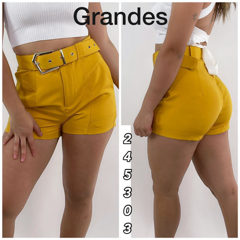 SHORT CON CINTO A741