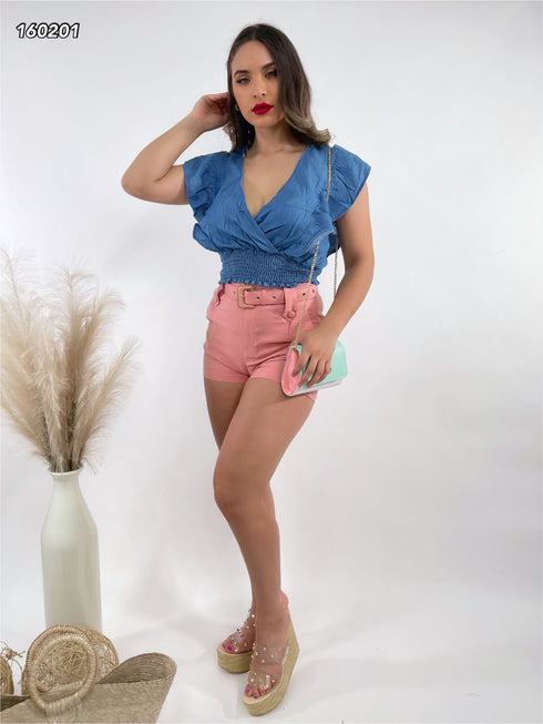 BLUSA MANGA OLAN T11726