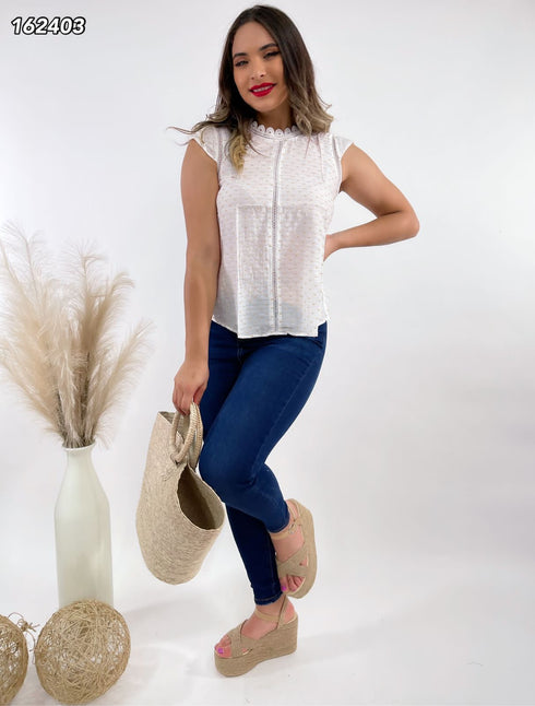 BLUSA PUNTEADA CR1093