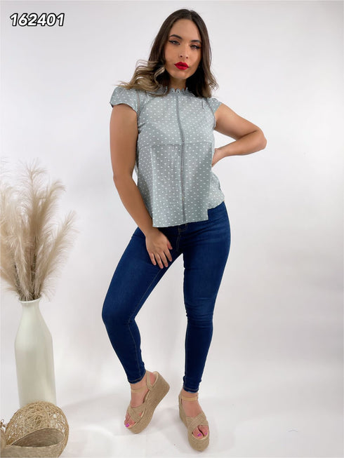BLUSA PUNTEADA CR1093