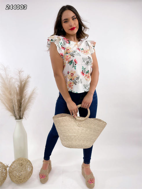 BLUSA FLOREADA 52660T-14