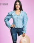BLUSA DENIM MANGA LARGA 06311