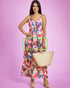 VESTIDO LARGO FLOREADO 2122