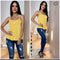 BLUSA SIN MANGAS RALLADA 72286