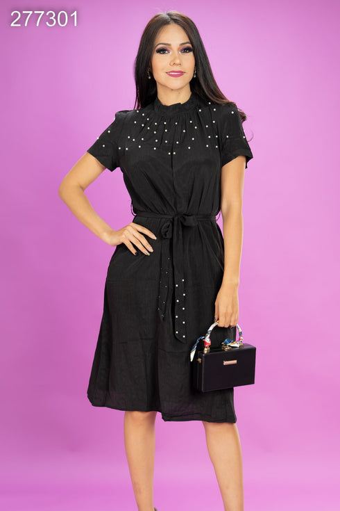 VESTIDO DE PERLAS SD4397