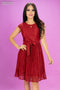 VESTIDO CINTO EN CINTURA SD4422