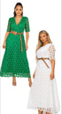 VESTIDO ENCAJE CON CINTO 2112