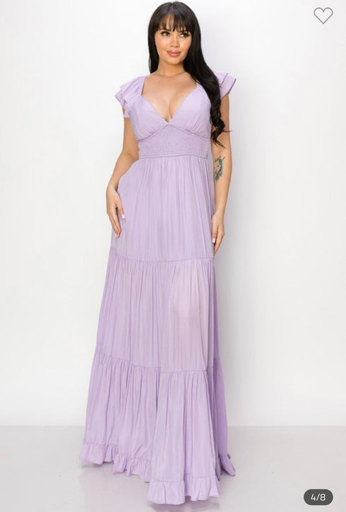 VESTIDO MAXI LISO DM3040