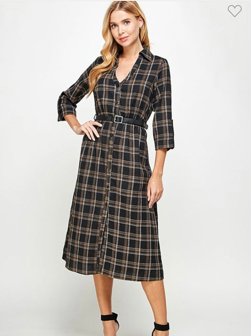 VESTIDO CUADROS 33275D