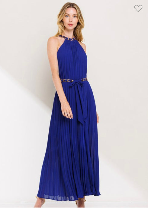 VESTIDO PLIZADO LD4837