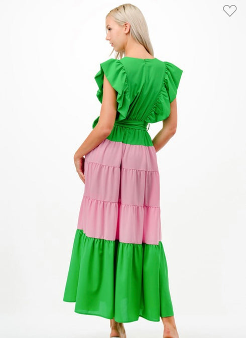 VESTIDO CON CINTO LD5111