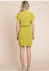 VESTIDO CAMISERO CON CUELLO CINTO EN LA CINTURA KAD1005