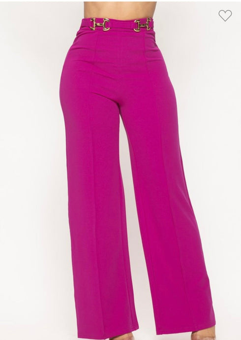 PANTALON DETALLE EN CINTO P9426