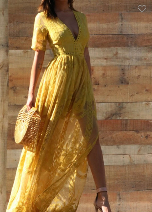 VESTIDO DE ENCAJE DD1401