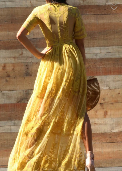 VESTIDO DE ENCAJE DD1401